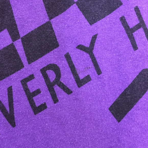 Vintage Camp Beverly Hills Purple Logo Shirt | M - Picture 5 of 5